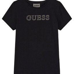 GUESS kids Girls Typography Printed Round Neck Cotton T-shirt-picture-52