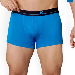 FRENCHIE Pack Of 2 Mid-Rise Moisture Wicking Trunks FR-MI-TR-LOWS-1X5-FRBLU-S-PO2-image-74
