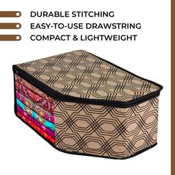 Kuber Industries Coffee Brown Set of 3 Regular Multi-Utility Organisers image 3