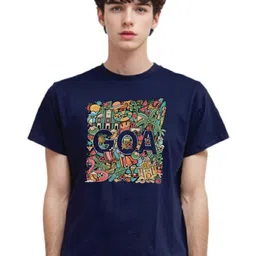 MAATIR DESIGNS Unisex Printed Applique T-shirt-image-82