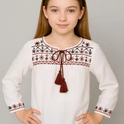 BAESD Embellished Print Top-image-25