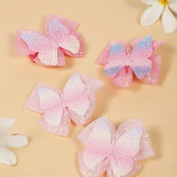 Stoln Girls Set of 4 Embellished Butterfly Shaped Hair Claw Clip-29