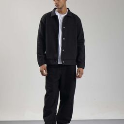 ONEWAY Men Spread Collar Solid Cotton Casual Bomber Jacket-picture-29