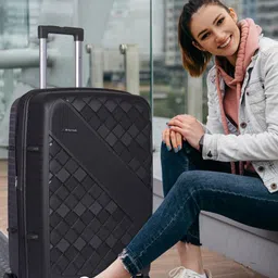 Polo Class Set Of 2 Textured Hard-Sided Trolley Bag With Vanity-13
