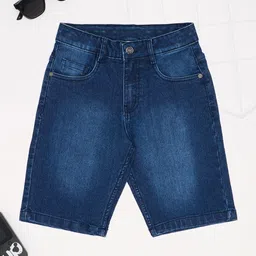 Pantaloons Junior Boys Washed Denim Shorts-image-48