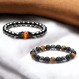Jewels Galaxy Men 2 Silver-Plated Bracelet-image-55
