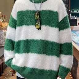 StyleCast x Revolte Men Colourblocked Pullover with Fuzzy Detail-image-68