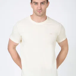 Sparky Men Solid Round Neck Cotton Slim Fit T-shirt-picture-17