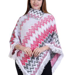 DISCOVERYLINE Women Striped Poncho-image-8