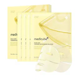 Medicube Set Of 4 Kojic Turmeric Sheet Mask - 28 g Each-picture-31
