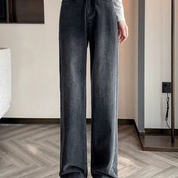StyleCast Women Straight Fit High-Rise Light Fade Jeans-image-14