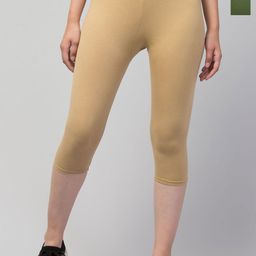 Attire Zone Women Pack of 2 Skinny Fit Capris-image-72