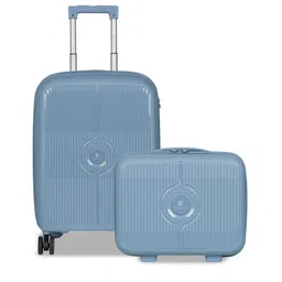 Polo Class Textured Hard-Sided Cabin Trolley Bag With Vanity-29