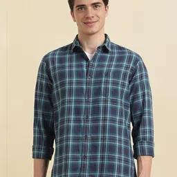 Allen Solly Men Opaque Checked Casual Shirt-picture-48