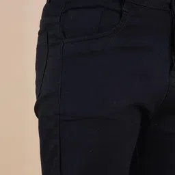SZN Men Classic Regular Fit Mid-Rise Slash Knee Stretchable Jeans-image-90
