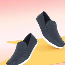 BAESD Boys Textured Loafers-47