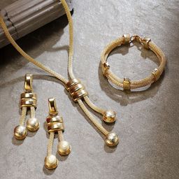 SOHI Gold-Plated Jewellery Set-41