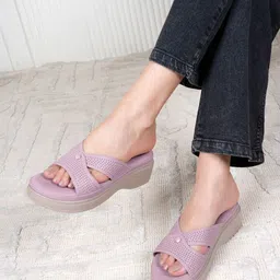 Mast & Harbour Women Open Toe Wedge Heel Sandals-picture-39