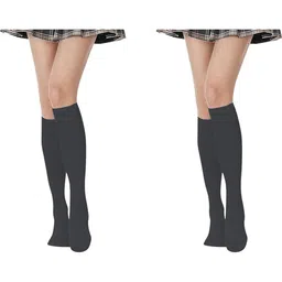 MUKHAKSH Unisex Grey Socks-image-85