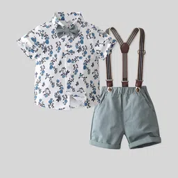 LULU & SKY Boys Printed Shirt with Shorts-picture-41
