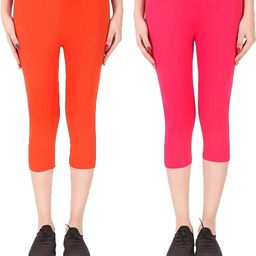 100LUCK Girls Mid-Rise Capris - Pack Of 2-image-35