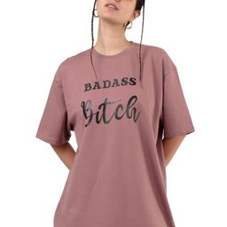 RHINO CULT Women Printed V-Neck T-shirt-image-71