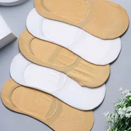 Brauch Pack Of 5 Cotton Shoe Liners Socks-26