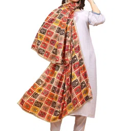 Kemza Ethnic Motifs Printed Kalamkari Dupatta-picture-29