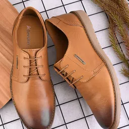 Alleviater Men Leather Formal Derbys-image-45