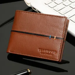 Teakwood Leathers Men Textured Leather Two Fold Wallet-picture-21