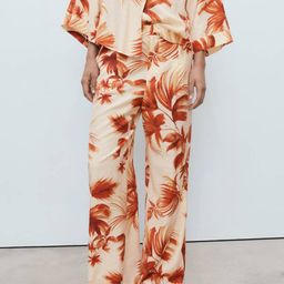 MANGO Tropical Print Trousers-picture-20
