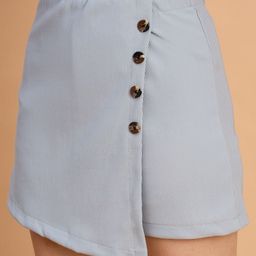 Roadster Women Lycra Blend Grey Mini Skirt-picture-27