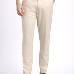 R&B Men Regular Fit Mid-Rise Cotton Formal Trouser-picture-26