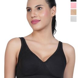 SHYAM SONS FLAIR Women Pack Of 4 Non Padded & Non-Wired Cotton Sports Bra-image-7