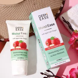 DERMEASE Moist Ease Moisturizing Lotion With Apple Cider Vinegar - 100 ml image 3
