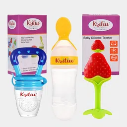 Kritiu Set Of 3 Baby Teether & Feeding-31