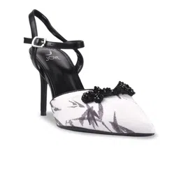 Jove Printed Party Stiletto Heel Pumps-26