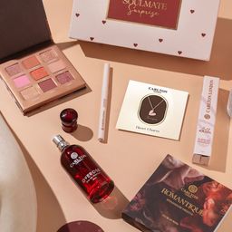 Carlton London Set of 3 Eyeshadow, Perfume- 30 ml, Necklace & Kajal With Card-12