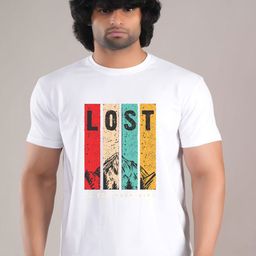 HESHA Chaudhary Typography Printed Pure Cotton Relaxed Fit T-shirt-image-4