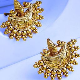 Anouk Gold-Plated Contemporary Studs-56