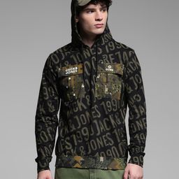 Jack & Jones Men Printed Hooded Long Sleeves Sweatshirt-picture-38