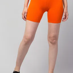 Attire Zone Women Slim Fit Cycling Sports Shorts-picture-12