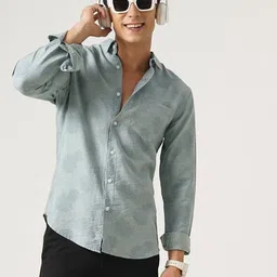 British Club Men Classic Slim Fit Opaque Casual Shirt-picture-39