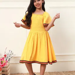Bugandbees Bell Sleeve Fit & Flare Dress-picture-17