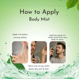 DEMI DIEUS Men Set Of 2 Patchouli & Green AppleFragrance Body Mist- 100 ml Each image 2