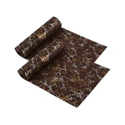 Aura Brown Set of 2 Regular Shelf Liner Organisers-56