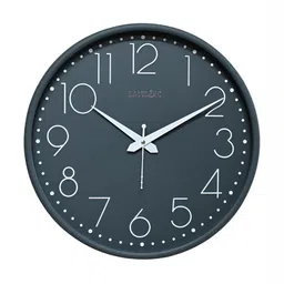RANDOM Blue & White Contemporary Analogue Round Wall Clock-16