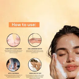 CO BEAUTY Set Of 2 Honey & Saffron Face Wash With Rice Water - 100 ml Each image 3
