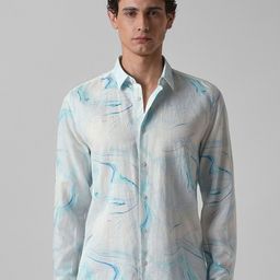 Banana Club Men Classic Printed Casual Shirt-picture-32