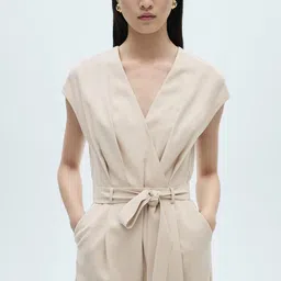 MANGO Belted Jumpsuit-25